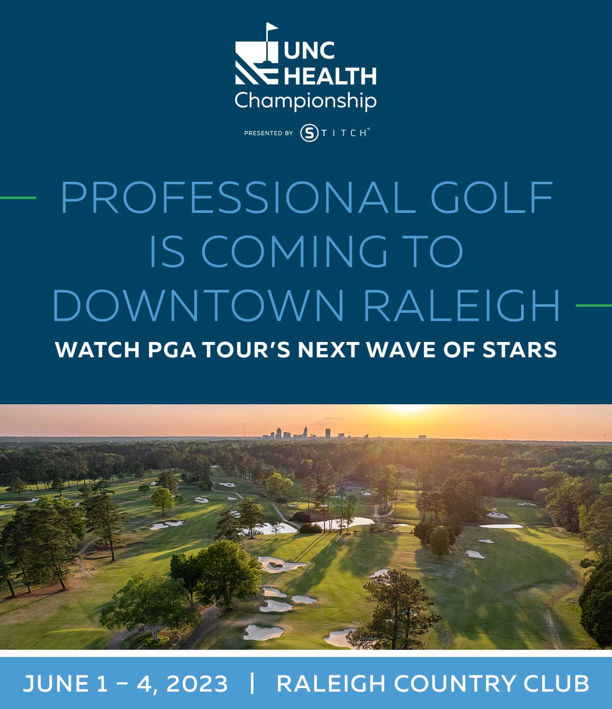 Professional Golf Is Coming to Downtown Raleigh